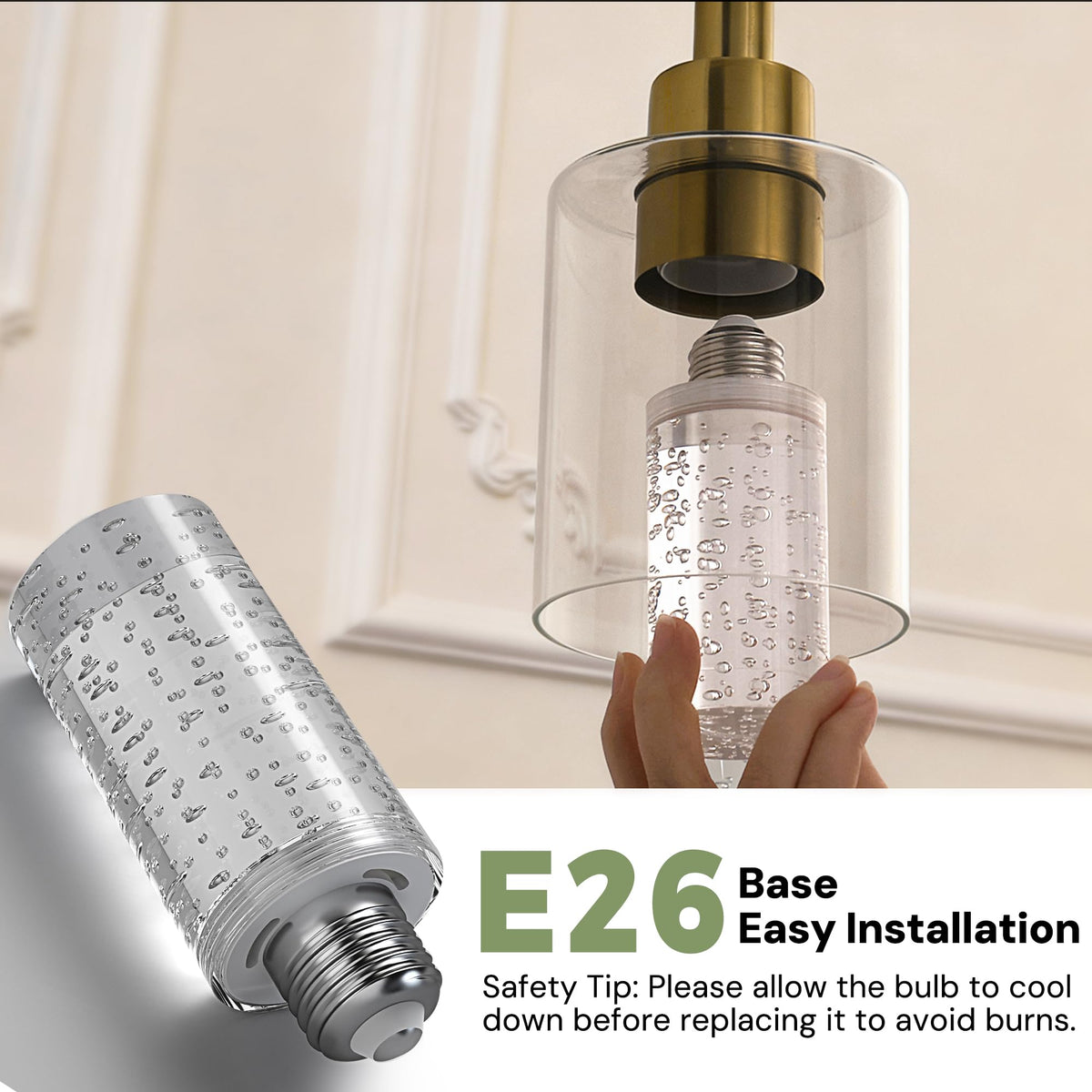 LinkMejor Lampadine, Lampadine LED E26 Bianco Caldo 3000K, 40W Equivalent