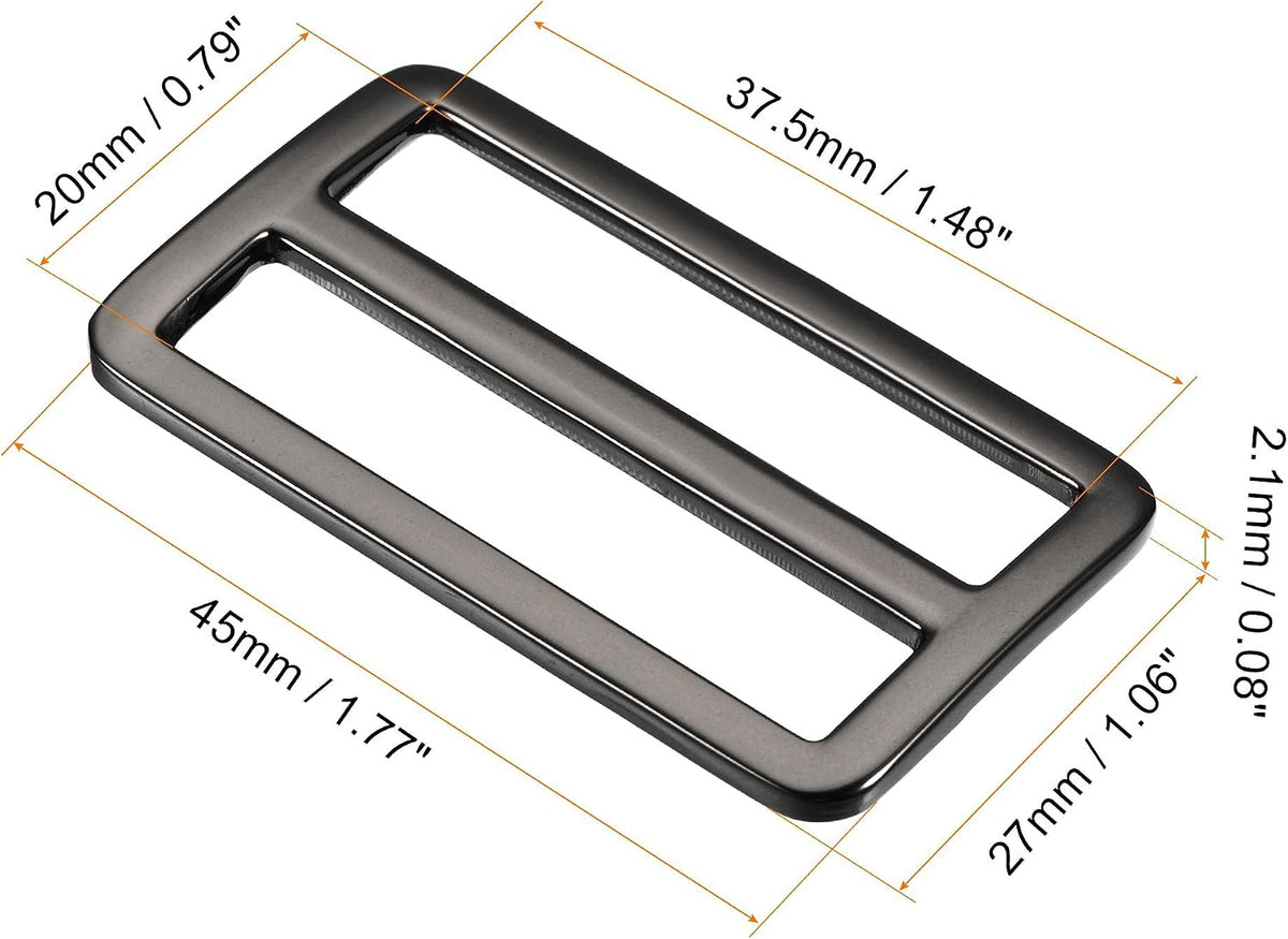37,5mm(1,48") tasainen metalliliukusormus säädettävä napiliivi tummasininen 6kpl