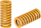 3D Printer Die Spring, 20mm OD 45mm Long 2pcs Spiral Stamping Light Load Compression Mould Die Springs for 3D Printer Electric Part, Yellow