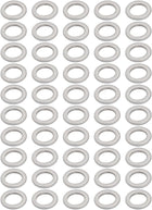 50Pcs 14mmx22mmx2mm Aluminum Motorcycle Hardware Drain Plug Washer