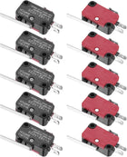 10Pcs V-152-1C25 1NO + 1NC Micro Limit Switch 15A 125/250VAC Waterproof Miniature Micro Switches for Precision Components