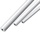6063 Aluminum Tube, 3mm 4mm 5mm OD x 2mm Inner Dia 300mm Length Seamless Round Pipe Tubing, Pack of 3