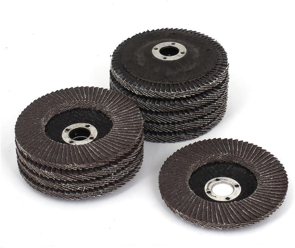 100mm Dia 16mm Bore 60 Grit Flap Sanding Discs Grinding Wheel 10pcs