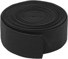 LinkMejor Polyester Tailoring Sewing Waistband Handicraft Elastic Band Strap 6 Yards Black