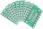 SSOP 16PIN 0.65 / SOP 16PIN 1.27 to DIP Adapter PCB Board Surface Mounted Devices Converter 10pcs