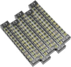 5 Pcs 12 Positions Dual Rows 600V 15A Cable Barrier Block Terminal Strip TB-1512L