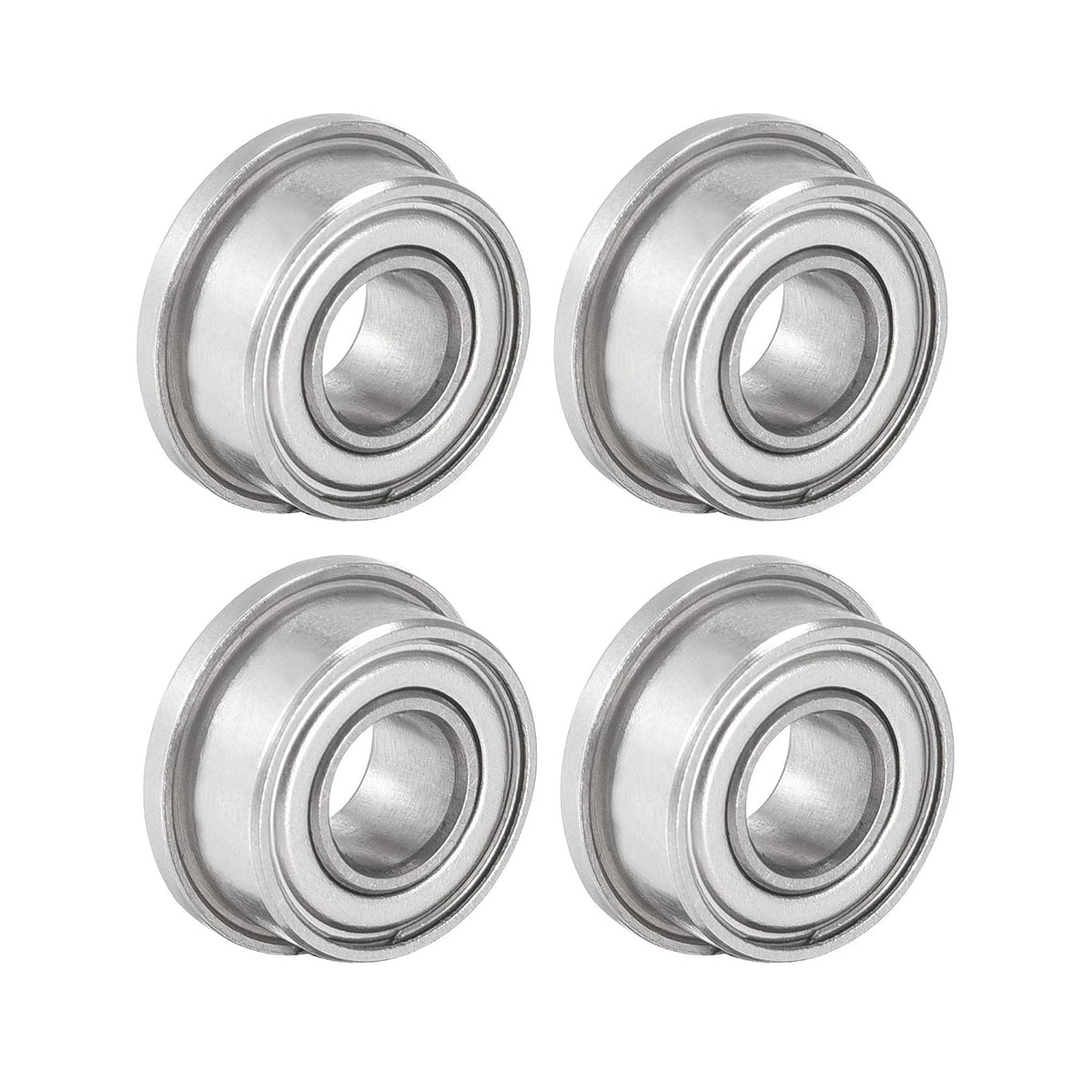 SF684ZZ Flanged Ball Bearing 4x9x4mm Double Shielded Stainless Steel Bearings 4pcs