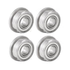 SF684ZZ Flanged Ball Bearing 4x9x4mm Double Shielded Stainless Steel Bearings 4pcs