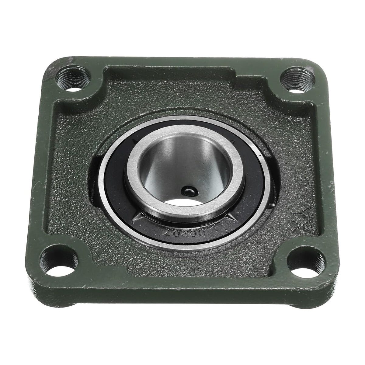 2pcs UCF206 Rolamentos de Bloco de Pillow 30mm de Diâmetro Auto-alinhamento, Base em Ferro Fundido Sólido com Flange Quadrada Montada em Aço Cromado
