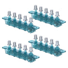 4Pcs Range Hood Keyboard Switch, MQ205 AC 250V 4A 5 Push Button Piano Type Key Board Switches for Range Hood, Blue