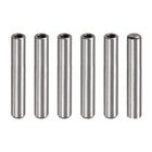 M6 Internal Thread Dowel Pin 6pcs 10x60mm Chamfering Flat Carbon Steel Cylindrical Pin Bed Bookshelf Metal Devices Industrial Pins