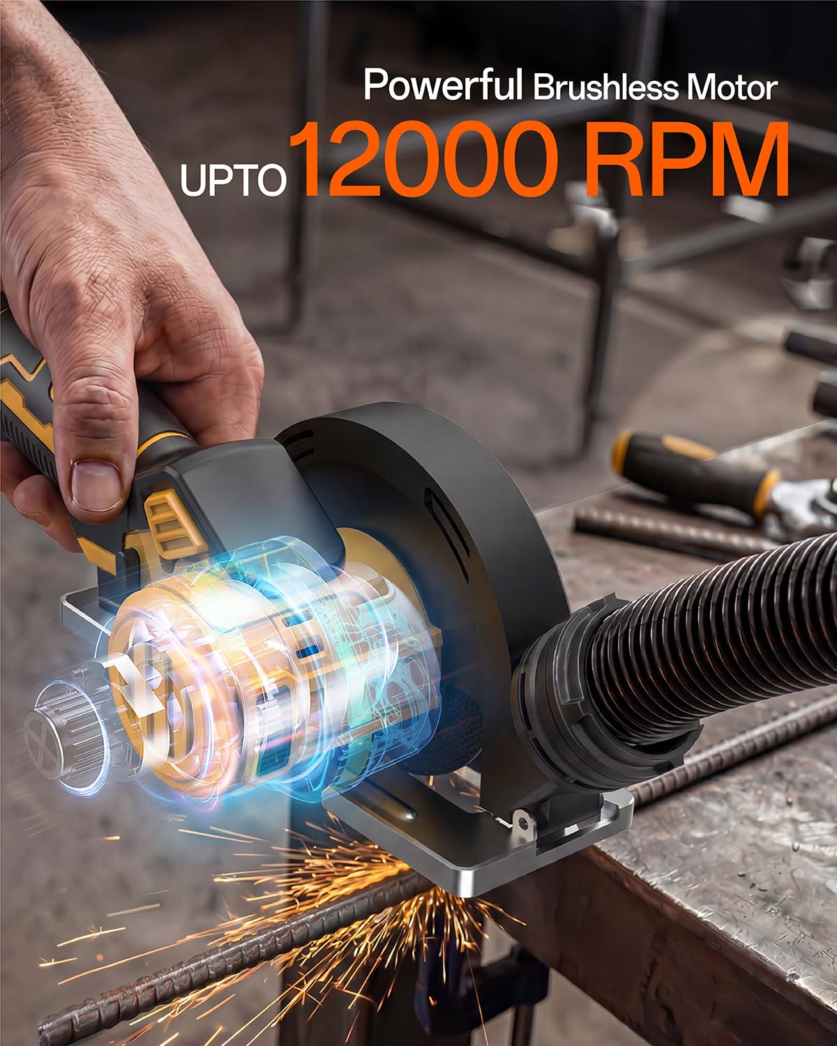 4" Mini Cirkelzaag Compatibel met DeWalt 20V Accu (Geen Accu)