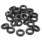 25Pcs Rubber Grommets 1 ID, 1-3/16 Drill Hole, Firewall Grommet Automotive Rubber Hole Eyelet Ring Gasket for Wire Cable Hose Protection, Metal Electric Box, (25x30mm, Black)