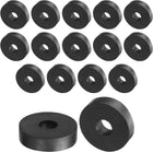 16pcs Rubber Spacers 30mm OD, 10mm ID, 8mm Height Round Anti Vibration Spacer Rubber Bushing Grommets Thick Rubber Washers for Home Car Accessory