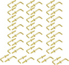 21mm Length Copper Plated Self-Tapping Right-Angle L Shape Screw Hook 50pcs