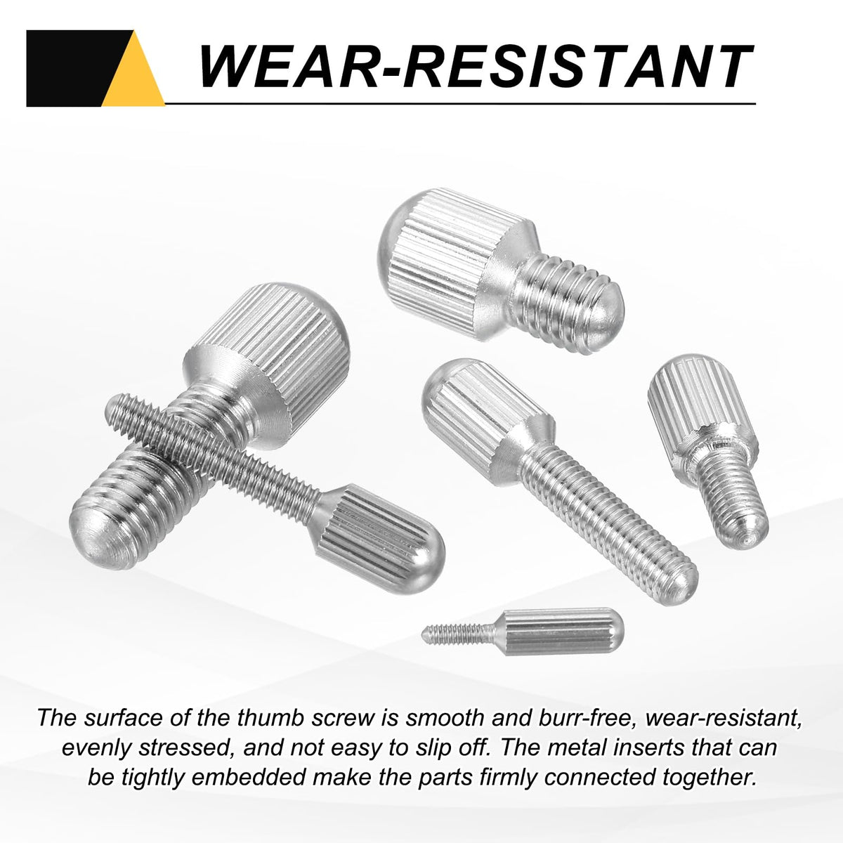 LinkMejor 4 Pcs Small Knurled Thumb Screws, M2 x 12mm 304 Stainless Steel Male Flat Head Thread Knurled Thumbscrews Bolts Fasteners for Lighting Household, Electronic, Machine (Silver)