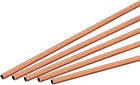 Copper Round Tube 2mm OD 0.2mm Wall Thickness 300mm Length Pipe Tubing 5 Pcs