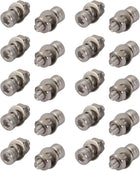 20pcs M3x8mm 304 Stainless Steel Knurled Hex Socket Head Bolts Nuts w Washers