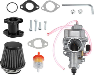 LinkMejor 1 Set Motorcycle Carburetor for 6.5HP/7HP 212cc Engine Iron Steel Rubber