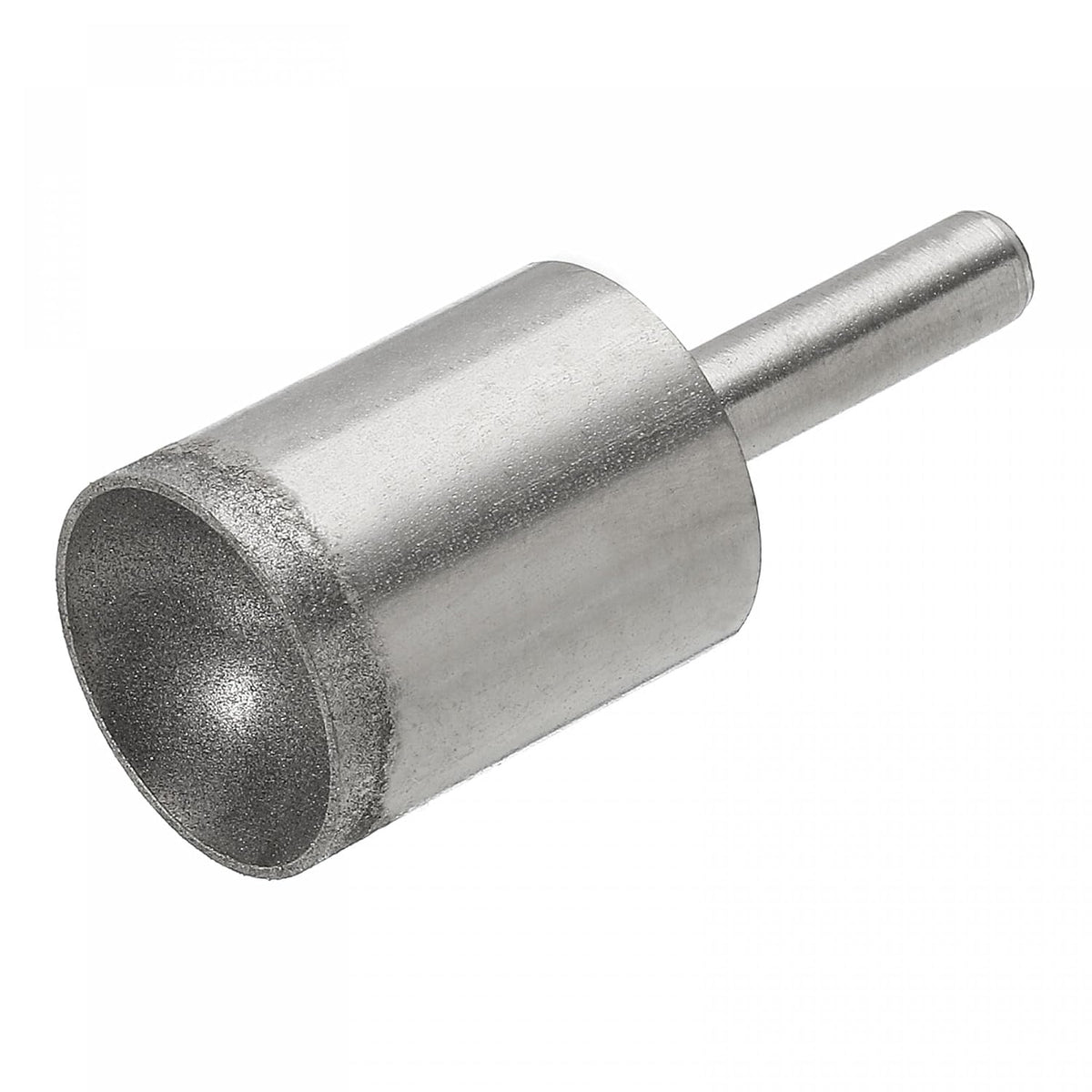Diamond Grinding Mounted Point, 20mm 600 Fine Grits Spherical Concave Head Bead Coarse Grinding Bit for Jade Amber Stone Beeswax Glass