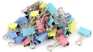 Klip Kertas Metal Office 19mm untuk Mengatur Perlengkapan Sekolah, 40 Pcs
