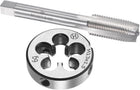 M13 x 1.5mm Metric Tap and Die Set, Machine Thread Screw Tap with Round Threading Die, Tap & Die Kit for Nut Screw Bolt Thread Repair