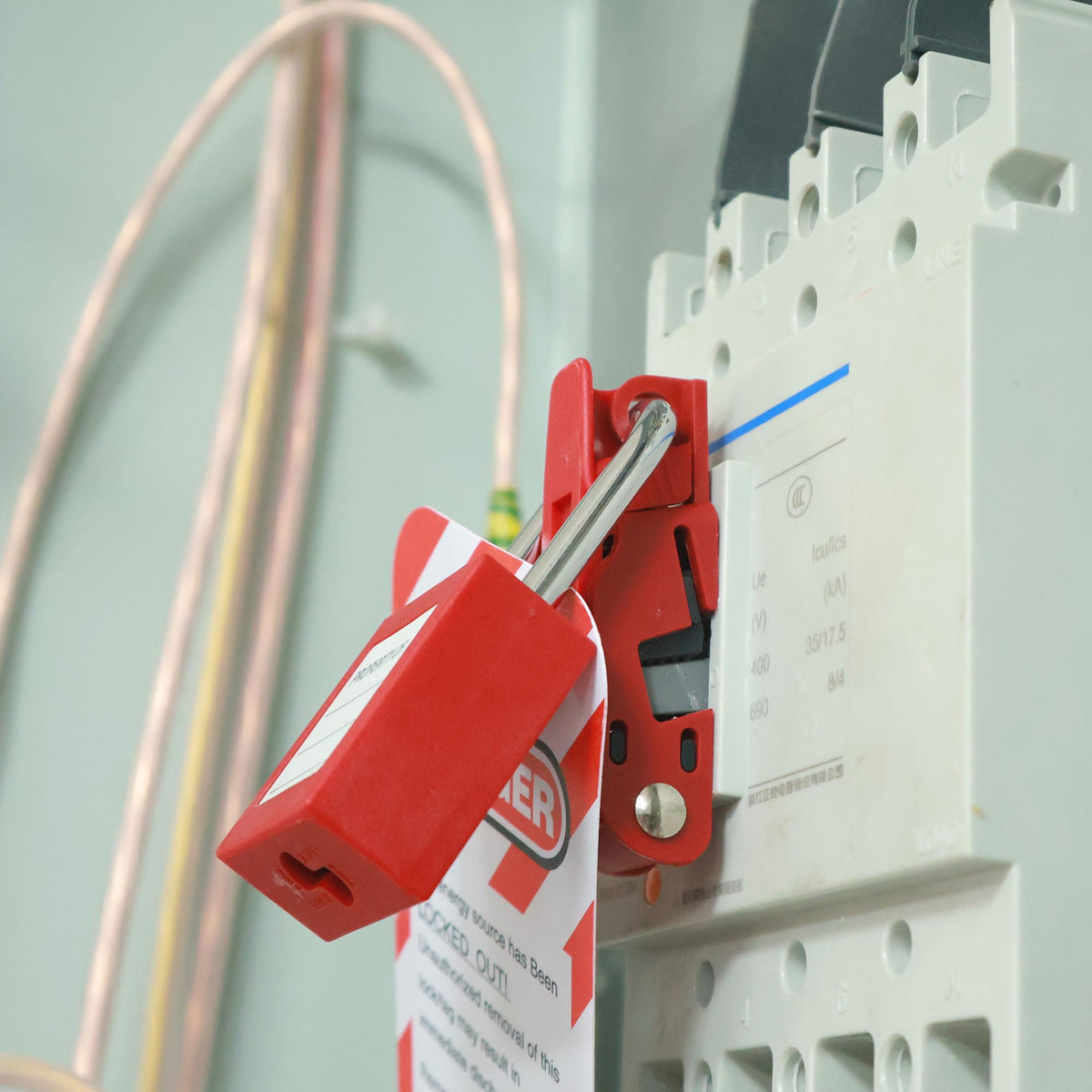 LinkMejor Circuit Breaker Device Lockout Kits, Breaker Box Lock