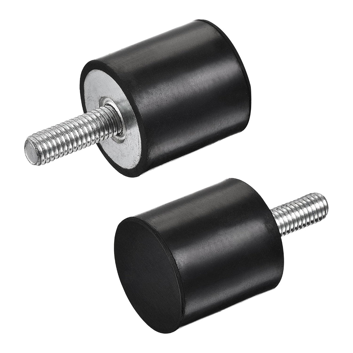 M8 Rubber Mounts, 2pcs Male Thread Shock Absorber, for Motor Generator Compressor Garage Reverse Pump Impact Air Generator Bobbins, D30mmxH30mm