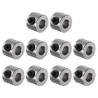 10pcs Set Screw Collars 4mm Bore Stainless Steel Shaft Collars, 9mm OD, 7mm Width, Landing Gear Stopper Wheel Collar