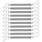 10Pcs ressort d'extension en acier inoxydable, ressorts petits avec 2 clips