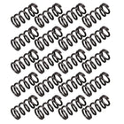 Compression Spring - 1.2mm Wire Dia, 9mm OD, 20mm Free Length Spring Steel Extension Spring,Black,20Pcs
