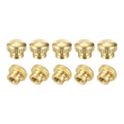 Brass Knurled Thumb Nuts, M4x0.7mm Round Stepped Knobs Fasteners for 3D Printer, Electronic Equipment 24Pcs
