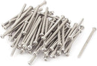 M3 x 45mm 304 Stainless Steel Phillips Pan Head Screws Bolt 60pcs