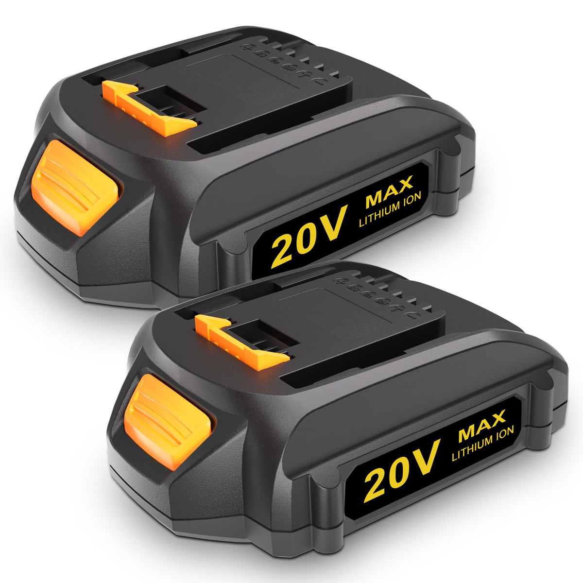 LinkMejor 2 Packs Batterier Kompatibel til Worx Batteri 20V PowerShare Batteri
