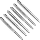 6pcs Straight Flute Thread Tap, 6-32 UNC Screw Threading Tapping Tool Thread Milling Machine Taps, High-Speed Steel 6542 (HSS 6542)