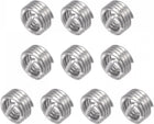 Wire Thread Inserts 5/16-18 UNC 1.0D 304 Stainless Steel Helical Type Coiled Wire Screw Repair Threaded Sleeve Steel Sheath 10pcs