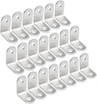 Stainless Steel Shelves Corner Brace 30mmx30mmx16mm, Joint L Shape Right Angle Corner Fastener Joints Support Bracket, Pack of 20