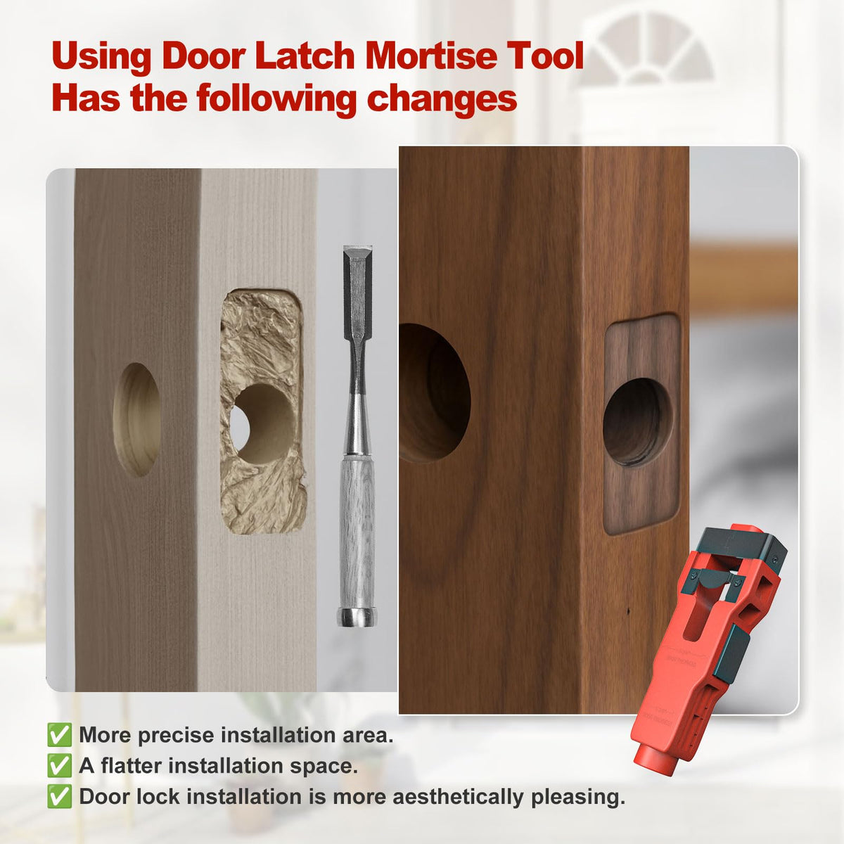 Chiave di porta con fusto per incasso con 2PCS piastra di calibrazione verticale smontabile