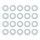 20Pcs 5/8 Internal Tooth Lock Washer, Zinc-Plated Carbon Steel Multi-Tooth Star Washer Locking Fastener, Silver Tone