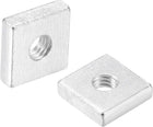 Square Nuts, M6x15mmx4mm Zinc-Plated Metric Coarse Thread Assortment Kit, 100 Pcs