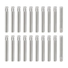 2x18mm 304 Stainless Steel Dowel Pins, 50Pcs Knurled Head Flat Chamfered End Dowel Pin, Wood Bunk Bed Shelf Pegs Support Shelves Fasten Elements