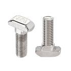 M8x25mm T-Slot Drop-in Stud Sliding Bolt Screw Carbon Steel for 40 Series Aluminum Profile 10pcs