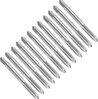 12pcs Straight Flute Thread Tap, M5 x 0.8 Metric Screw Threading Tapping Tool Thread Milling Machine Taps, High-Speed Steel 6542 (HSS 6542)