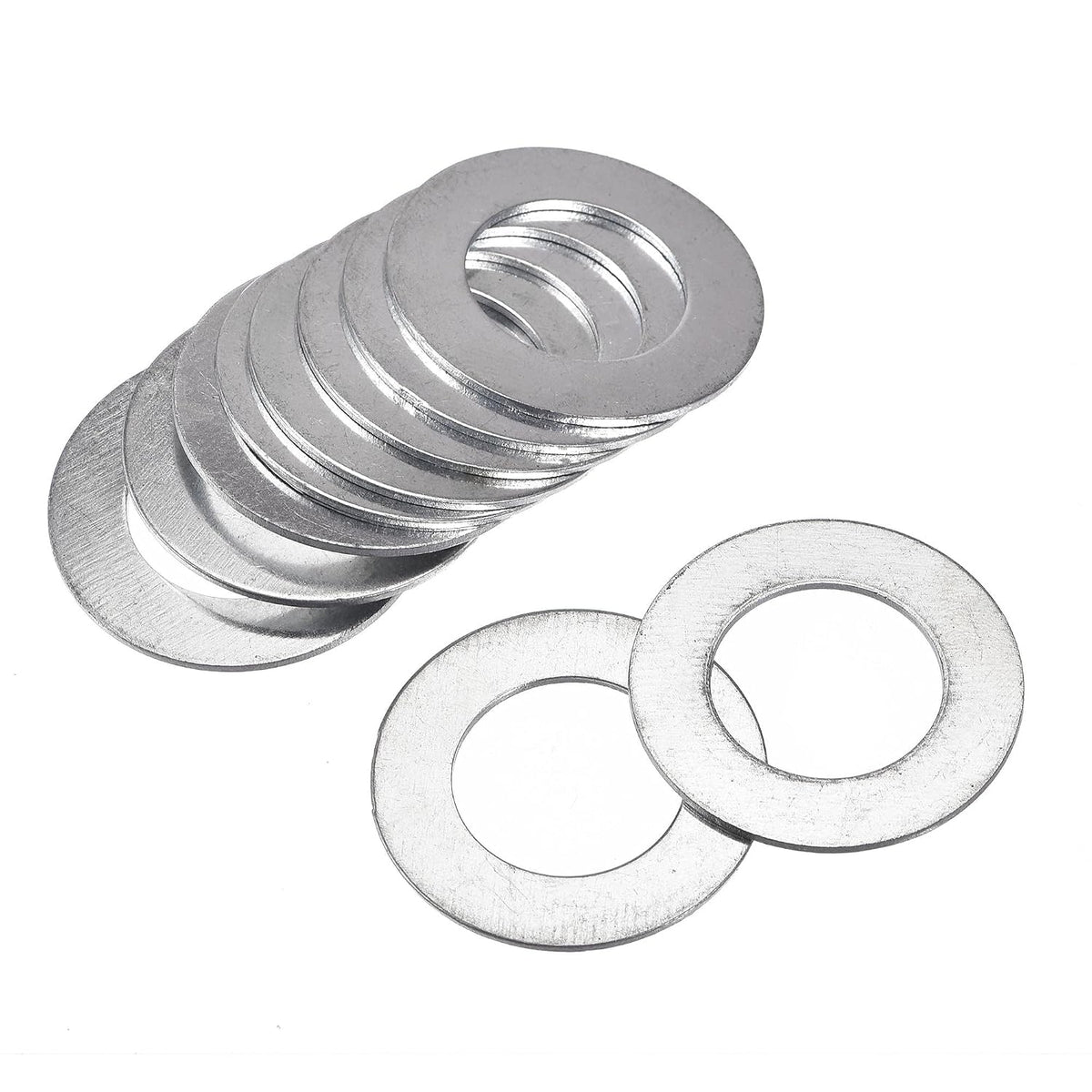 1.46" x 0.83" x 0.06" Carbon Steel Flat Washer for Screw Bolt 40Pcs