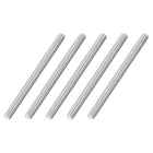 M6x85mm Fully All Threaded Rod, 5Pcs 316 Stainless Steel Long Threaded Screw 1mm Thread Pitch Right Hand Threads for Furniture Mounting Assembly Fastening