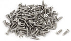 M3 x 12mm Phillips Flat Head Self Tapping Screws Silver Tone 200pcs