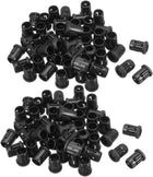 100Pcs Lamp Socket Light-emitting Diode Holder Clip Bezel Mount 5mm LED Holders Panel Display Plastic Black
