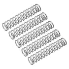 Compression Spring, 15Pcs 304 Stainless Steel, 8mm OD, 1mm Wire Size, 40mm Free Length, Silver Tone