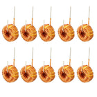 10Pcs Vertical Toroid Magnetic Inductor Monolayer Wire Wind Wound 68uH 5A Inductance Coil