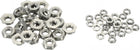 M4 x 0.7mm FS-M4-2 and M3 x 0.5mm FS-M3-1 Pitch Hex Head Carbon Steel Blind Hole Self Clinching Standoff Nuts,50 in 1 Set
